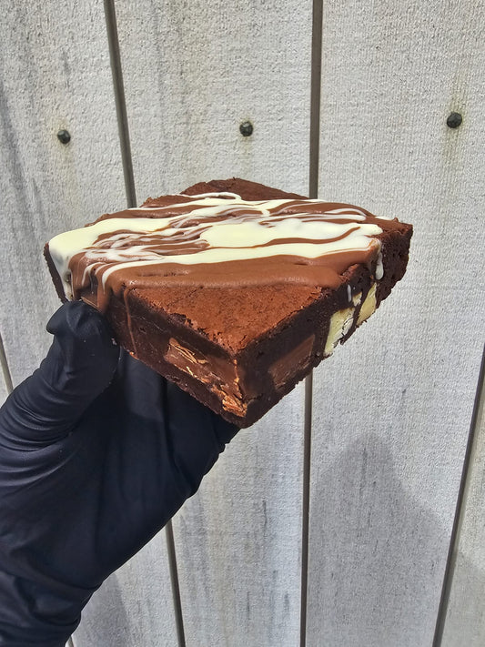 Fudgy Triple Choc Brownie